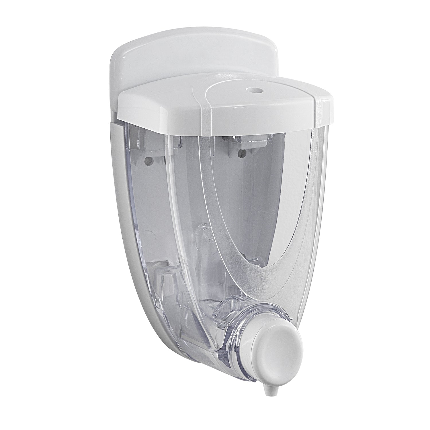 Distributore sapone a parete Gedy modello Torpedo da 600 ml - Bianco