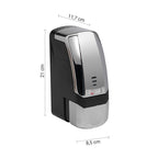 Distributore sapone in schiuma da 700 ml modello Shark di Gedy - Cromato