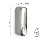 Distributore sapone/gel igienizzante di Gedy modello Mullet da 350 ml - Cromato