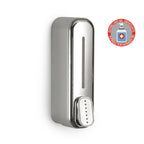 Distributore sapone/gel igienizzante di Gedy modello Mullet da 350 ml - Cromato