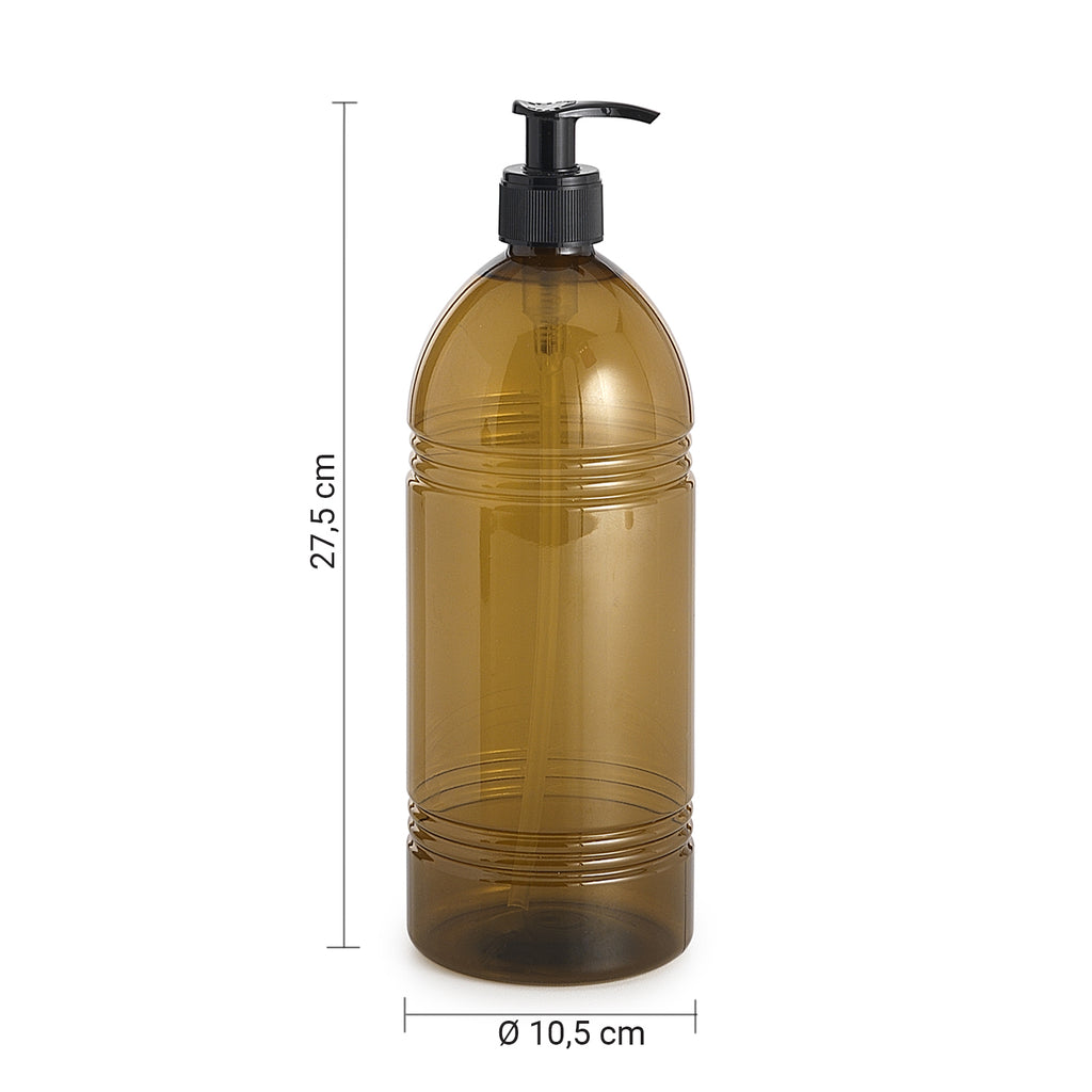Distributore di sapone/Gel igienizzante modello Agave di Gedy da 1000 ml - Ambra