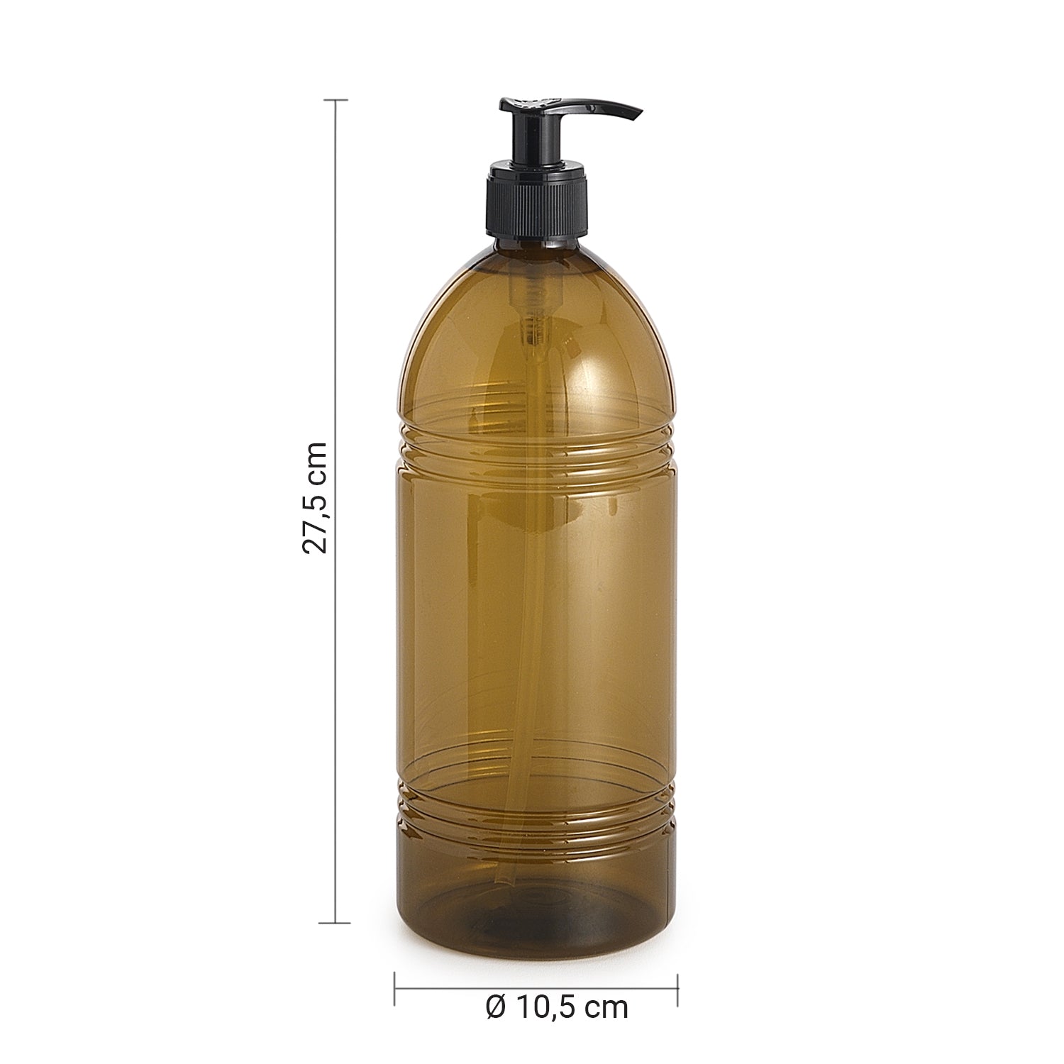 Distributore di sapone/Gel igienizzante modello Agave di Gedy da 1000 ml - Ambra