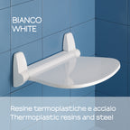 Sedile ribaltabile per doccia Gedy modello Sound di Gedy - Bianco