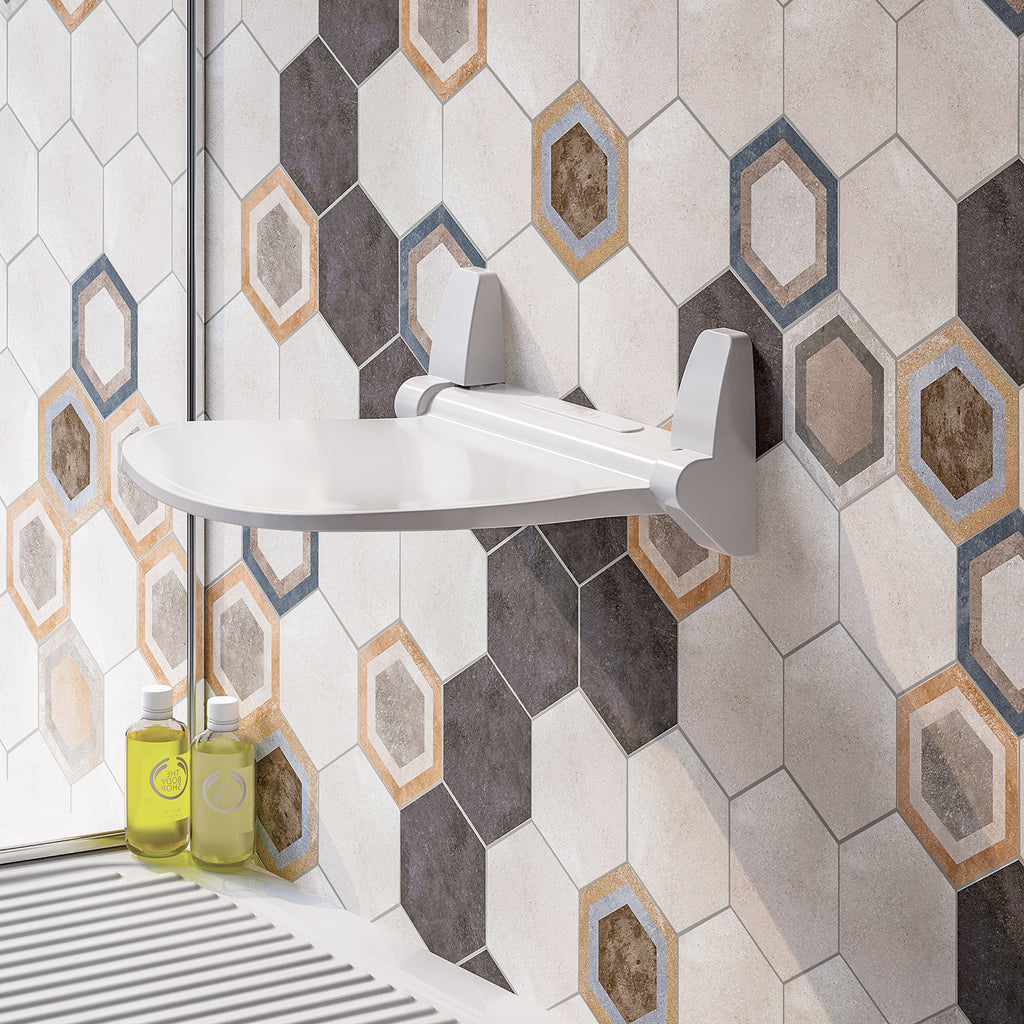 Sedile ribaltabile per doccia Gedy modello Sound di Gedy - Bianco