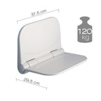 Sedile ribaltabile per doccia modello Dino di Gedy in resine termoplastiche - Bianco