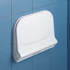 Sedile ribaltabile per doccia modello Dino di Gedy in resine termoplastiche - Bianco