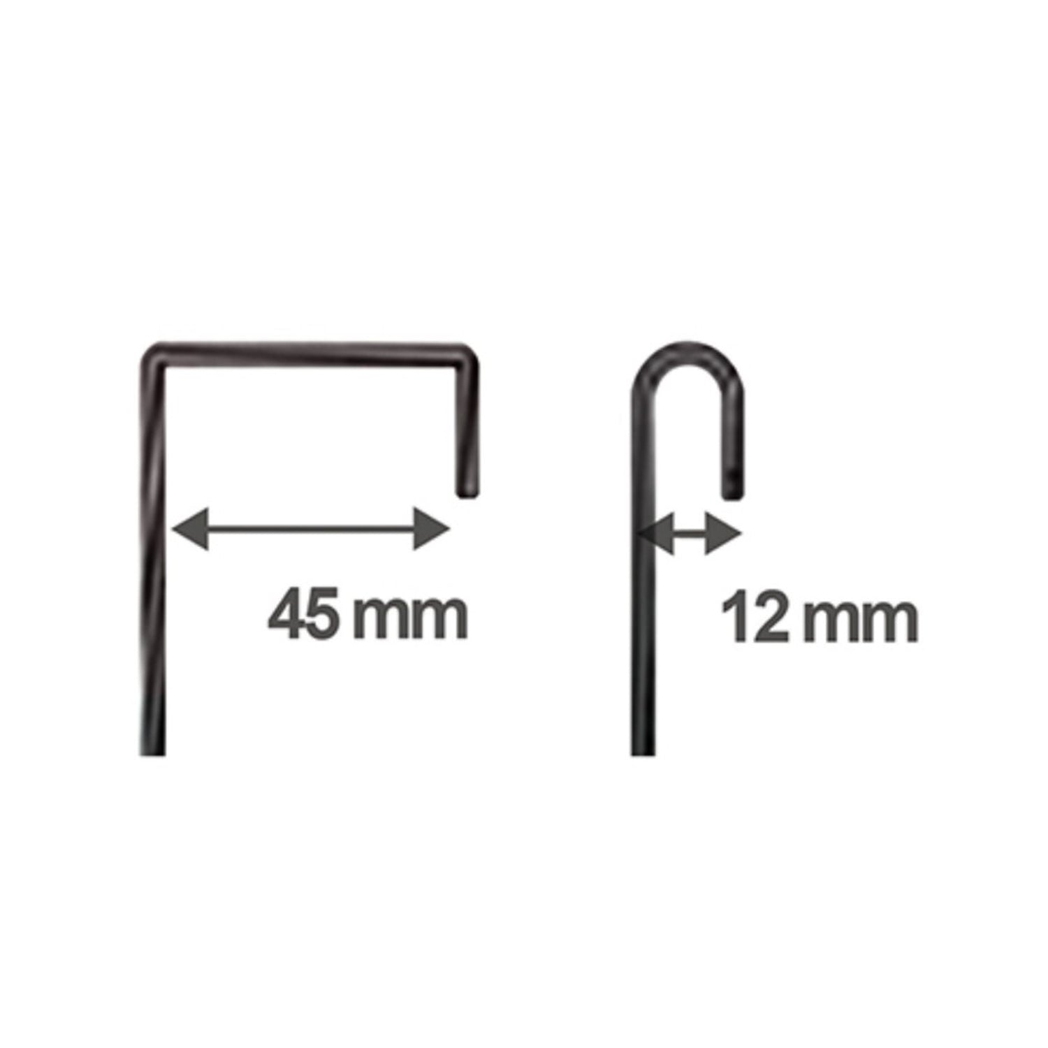 Porta asciugamani per porta doccia o schermo in Acciaio Inox - Nero