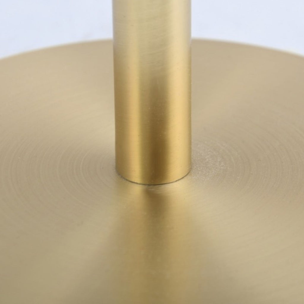 Piantana portarotolo a piedino in Acciaio - Oro