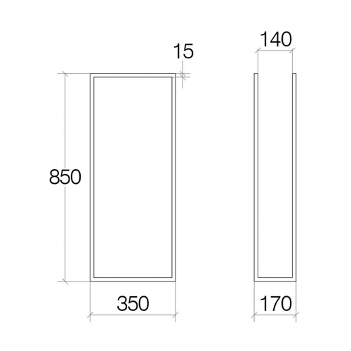 Piantana porta asciugamani Lineabeta collezione Grela in acciaio inox lucido