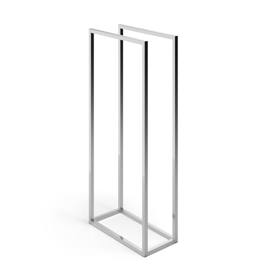 Piantana porta asciugamani Lineabeta collezione Grela in acciaio inox lucido