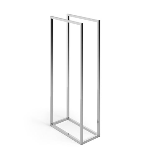 Piantana porta asciugamani Lineabeta collezione Grela in acciaio inox lucido