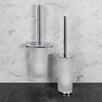 Porta scopino d'appoggio in ottone collezione Land di Colombo Design