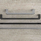 Porta salvietta 82.6cm in ottone cromato collezione Trenta di Colombo Design