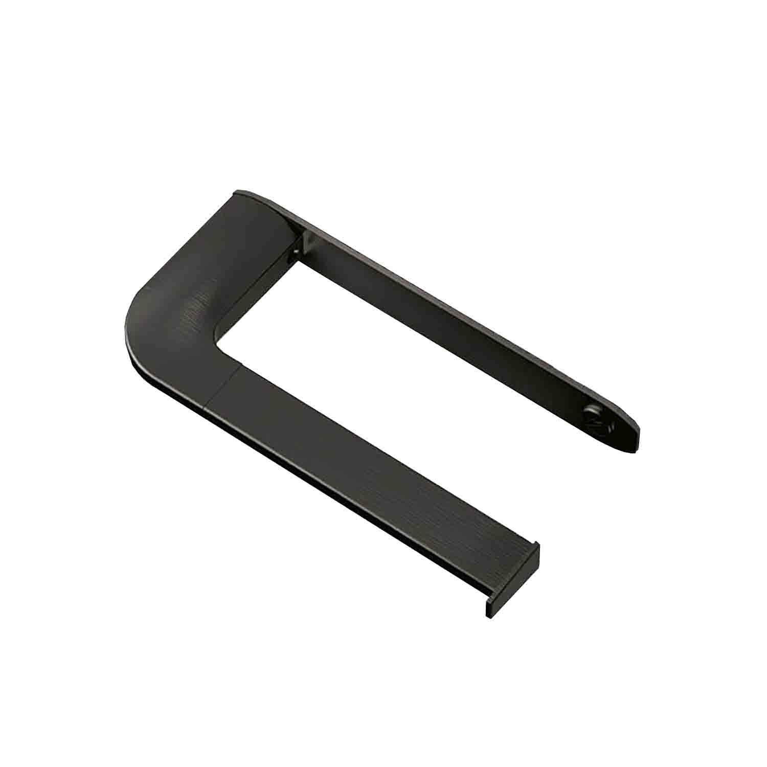 Porta rotolo in ottone nero collezione Trenta di Colombo Design