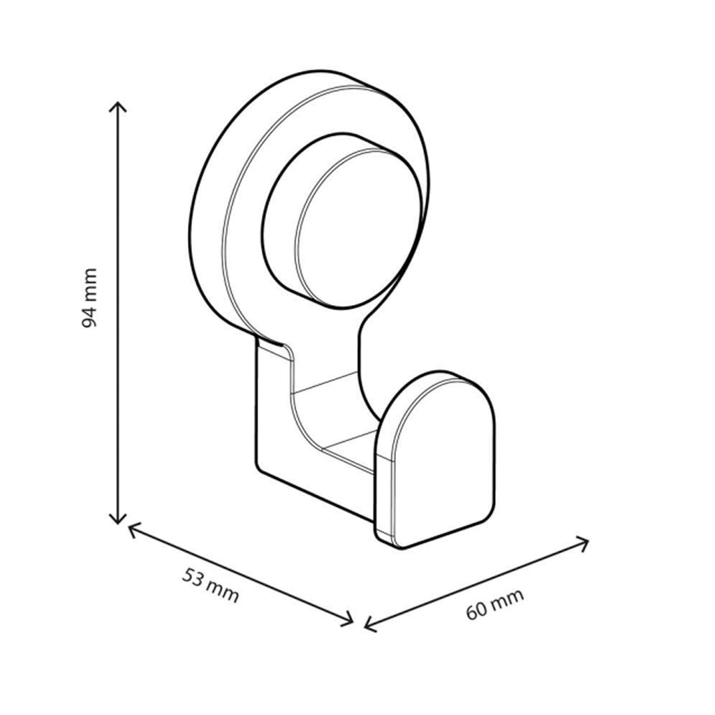 Set appendini 2 PZ Koemo serie Kissy - Nero Opaco