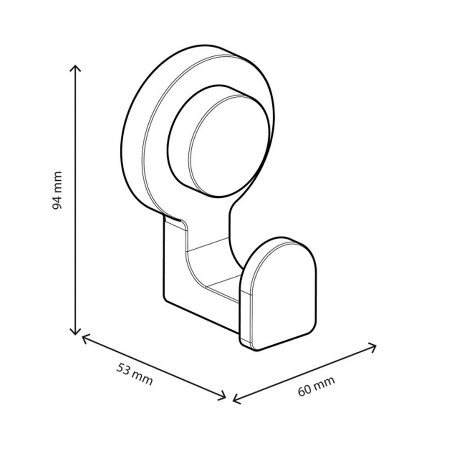 Set appendini 2 PZ Koemo serie Kissy - Nero Opaco
