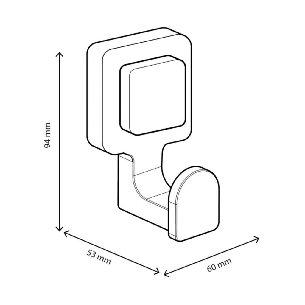 Set appendini 2 PZ Koemo serie Kara - Nero