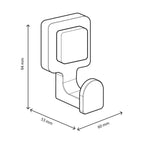 Set appendini 2 PZ Koemo serie Kara - Nero