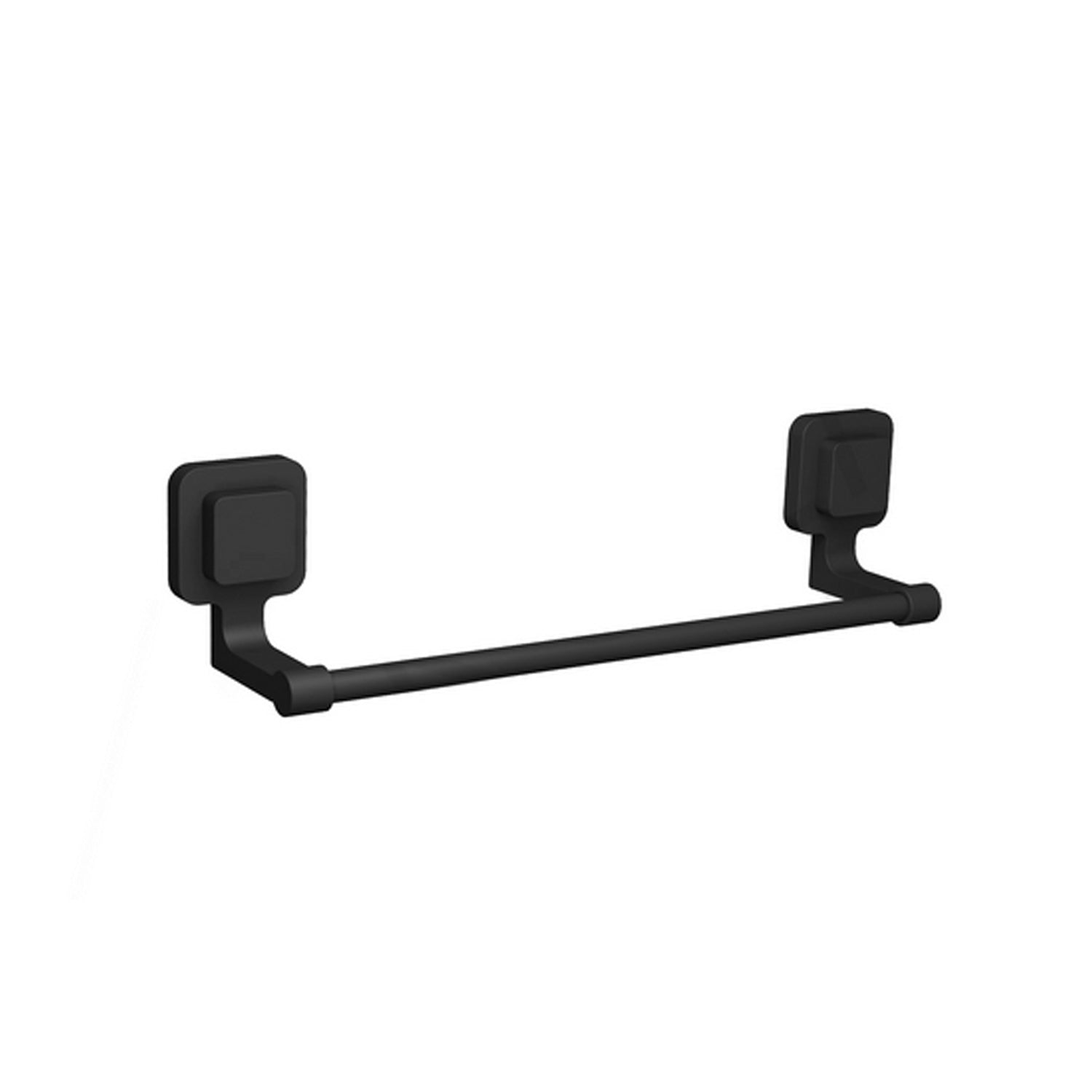 Portasalviette Koemo serie Kara con asta tonda 45 cm - Nero