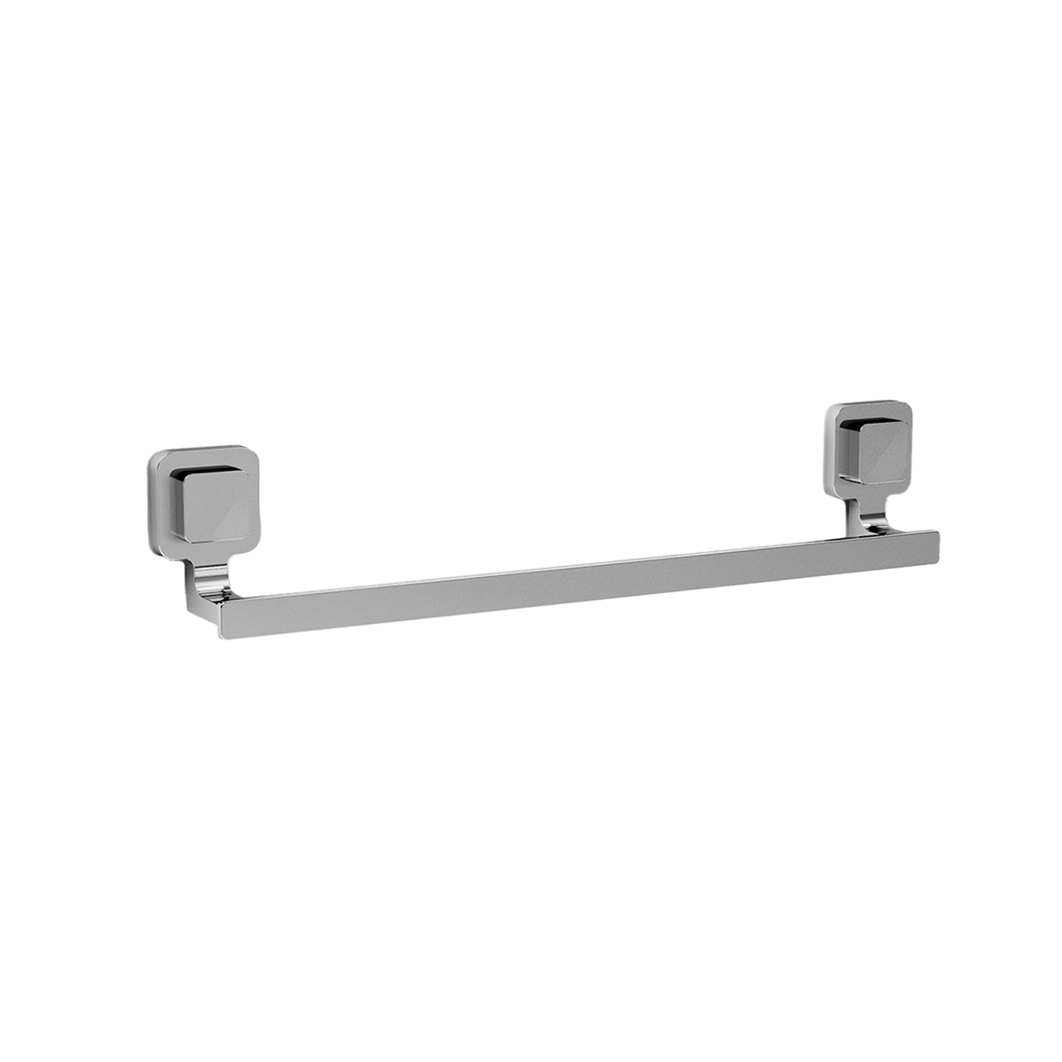 Portasalviette Koemo serie Kara con asta quadrata 45 cm - Cromo