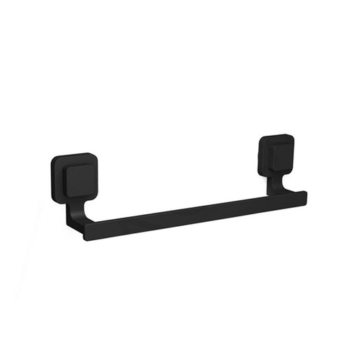 Portasalviette Koemo serie Kara con asta quadrata 30 cm - Nero