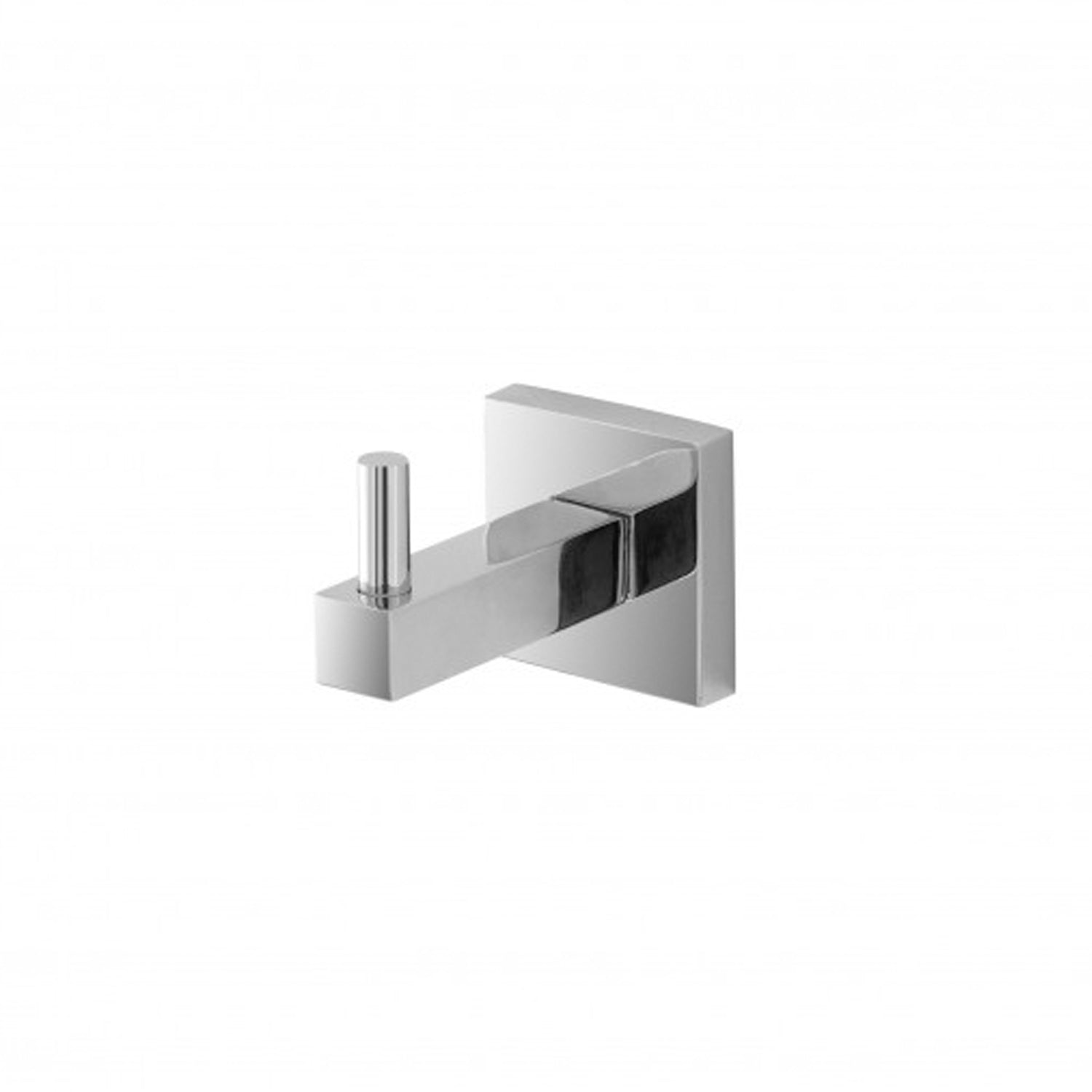 Appendino bagno in Cromall con piastrina quadrata serie Square
