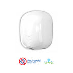 Asciugamani elettrico Eco-Jet modello Stream Dry UV di Vama da 1100W in polipropilene - Bianco