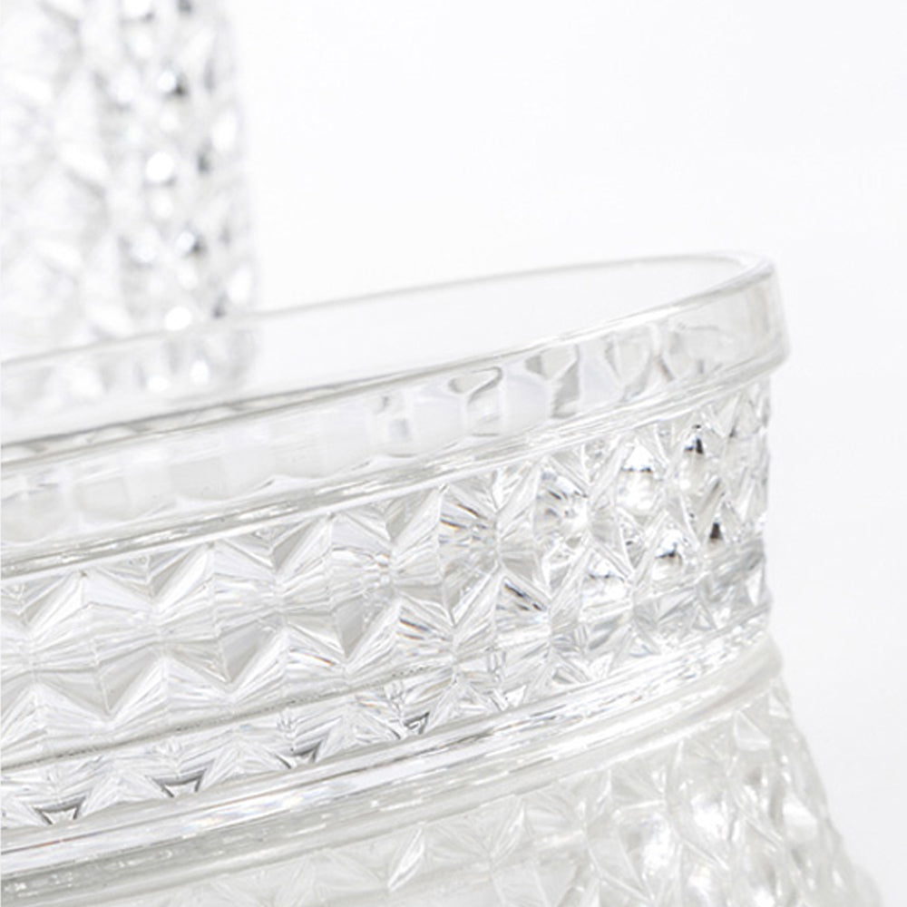 Set Accessori Bagno CipÃ¬ collezione Shaker in Pet decorato con motivo rombi