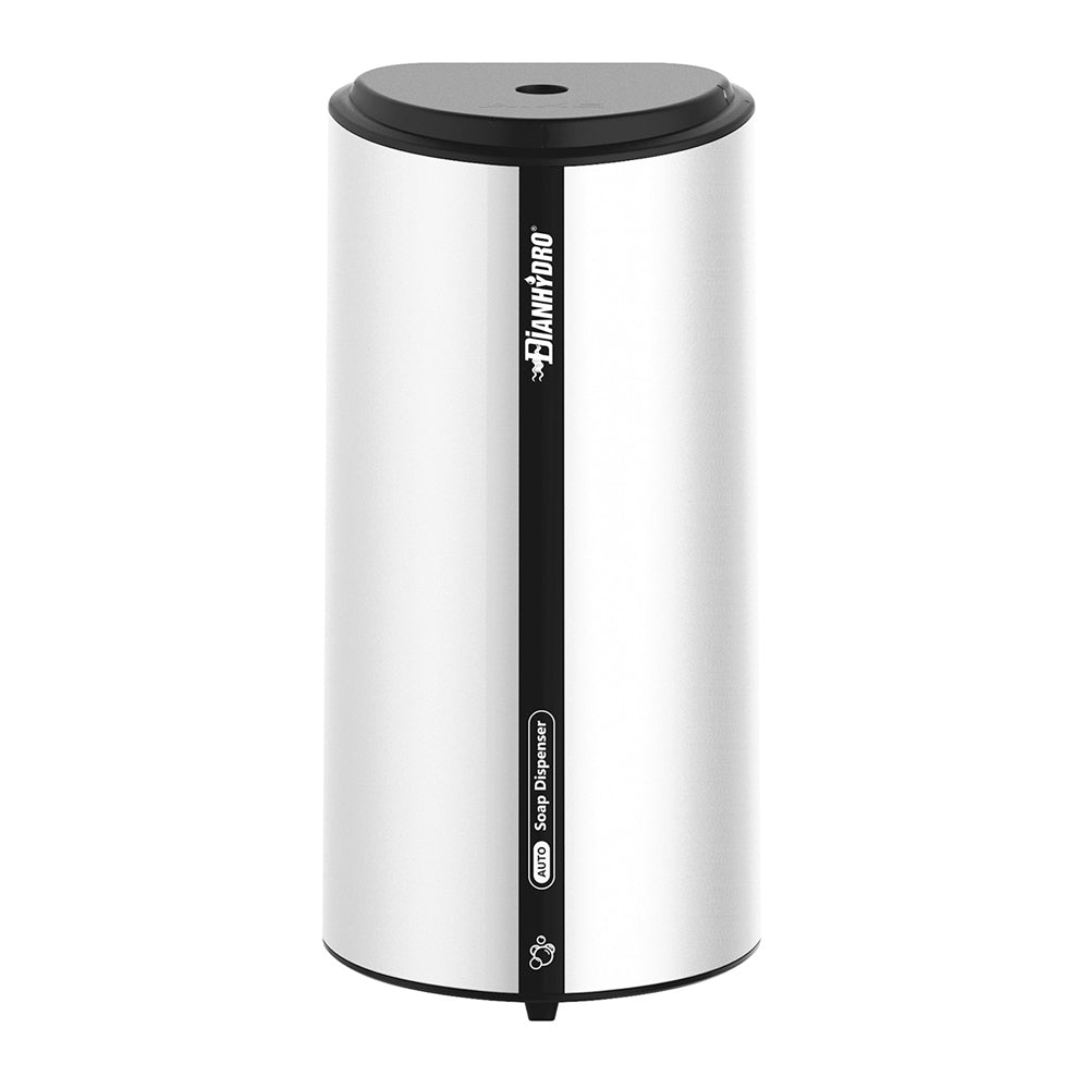 Erogatore automatico di sapone o igienizzante in schiuma. In ABS bianco