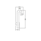 Porta oggetti 'Panarea' con doppio gancio esterno e vaschetta interna in Teak e Plexiglass per parete doccia by Cipi 27