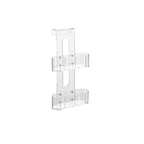 Porta oggetti 'Ghost Double' per parete doccia