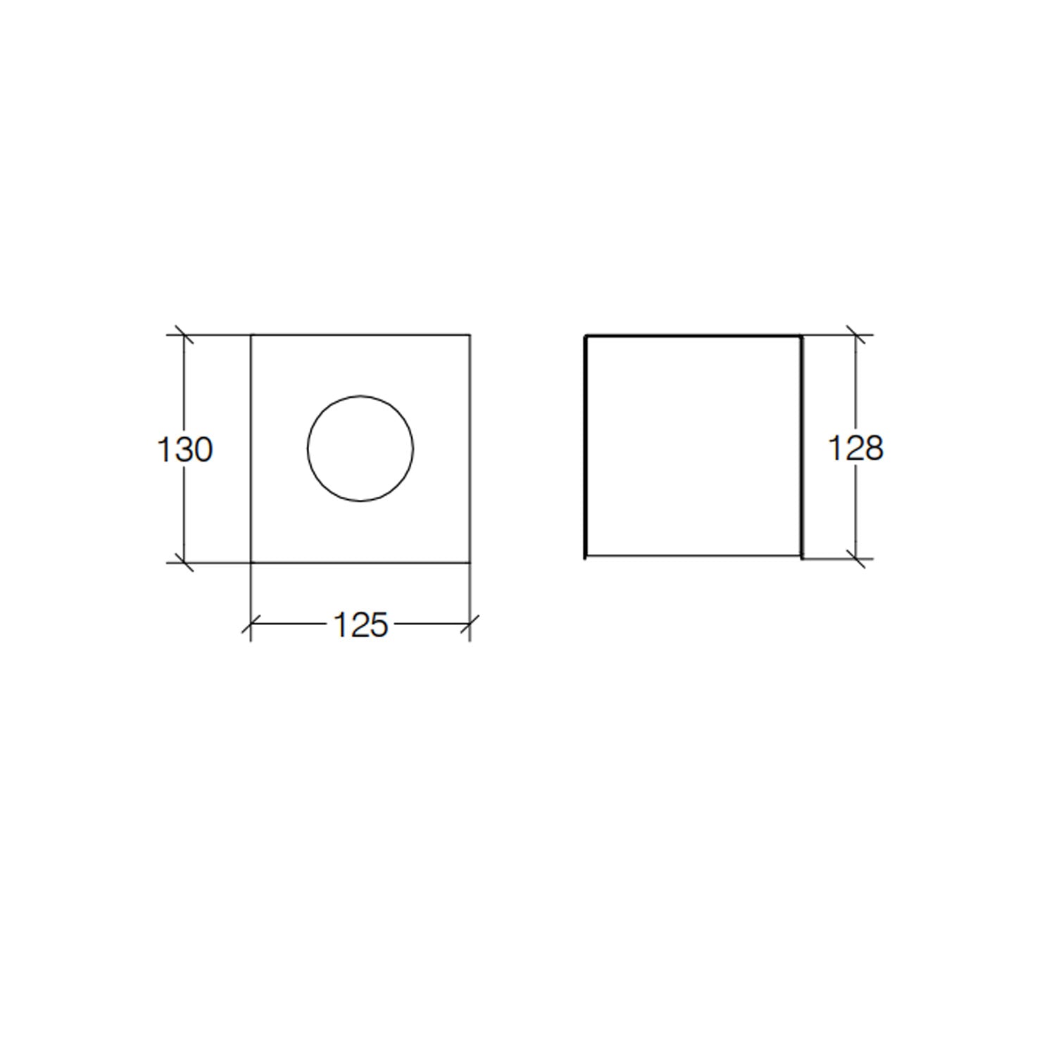 Portafazzoletti da appoggio in acciaio inox lucido collezione Othello di Lineabeta