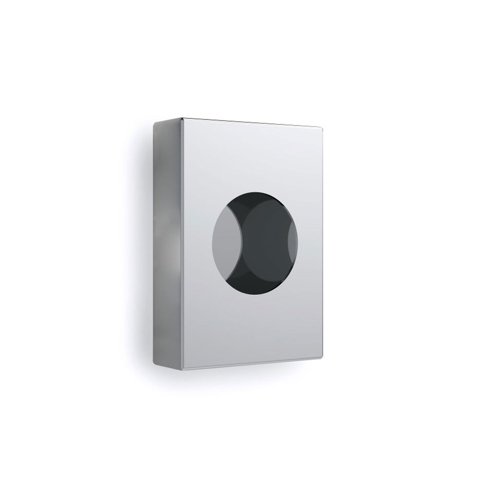 Porta sacchetti igienici a muro in acciaio inox lucido collezione Othello di Lineabeta