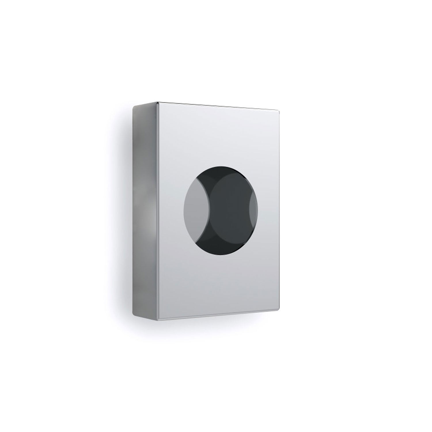 Porta sacchetti igienici a muro in acciaio inox lucido collezione Othello di Lineabeta