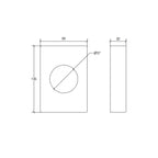 Porta sacchetti igienici a muro in acciaio inox lucido collezione Othello di Lineabeta