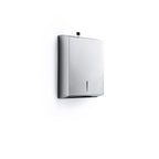 Distributore asciugamani di carta a muro in acciaio inox lucido collezione Othello di Lineabeta