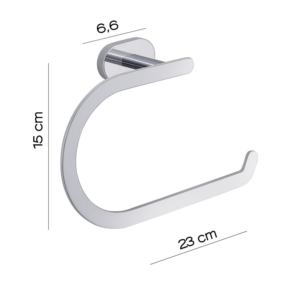 Portasalviette ad anello Gedy Bernina in acciaio inox cromato