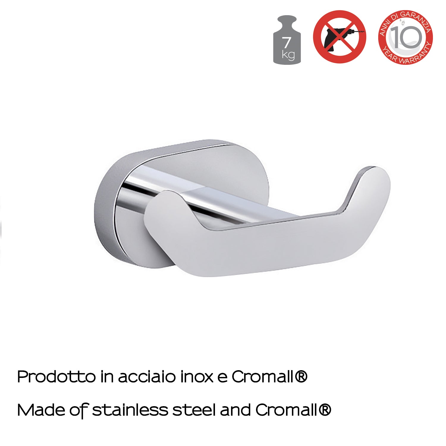 Pratico appendiabiti doppio