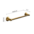 Portasalviette 45 cm a parete di Gedy serie Romance - Bronzo