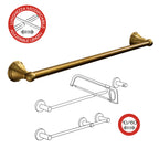 Portasalviette 60 cm a parete di Gedy serie Romance - Bronzo