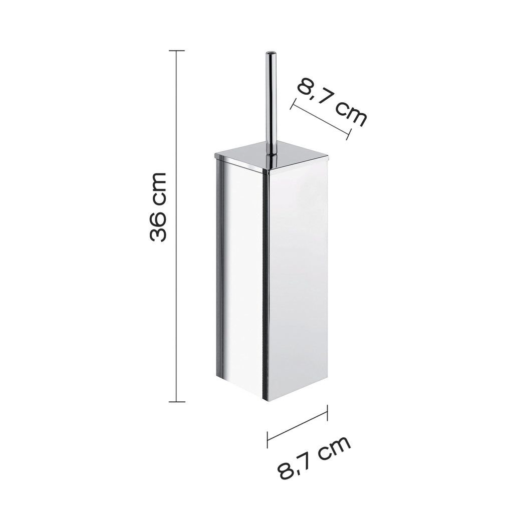 Scopino da appoggio in acciaio inox AISI 304 Colorado di Gedy - Cromato