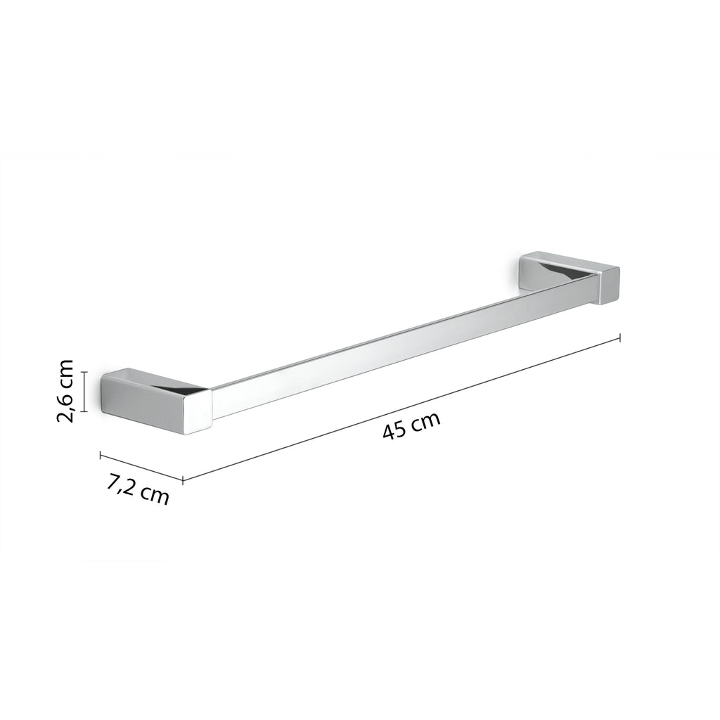 Porta asciugamani 45 cm da muro Spluga di Gedy - Cromato