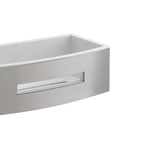 Portaoggetti rettangolare doccia modello Poseidon di Gedy in Acciaio Inox - Bianco
