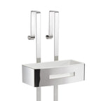 Portaoggetti doccia appendibile a 2 ripiani modello Poseidon di Gedy - Bianco