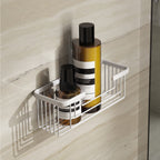 Portaoggetti doccia rettangolare alto modello Augustus di Gedy - Bianco