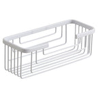 Portaoggetti doccia rettangolare alto modello Augustus di Gedy - Bianco