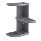 Portaoggetti doccia angolare modello Oscar di Gedy - Grigio