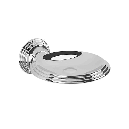 Porta sapone in ottone cromato collezione Hermitage di Colombo Design