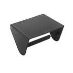 Porta rotolo sospeso in ottone della collezione 'Black & White' by Cosmic - Nero satinato 13x11