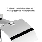 Porta carta igienica coperto a parete di Gedy serie Edera Plus - Cromato